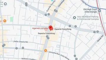 Location of Sspacia Agarwal complex Co-Working space in Navrangpura, Ahmedabad - Image 289122